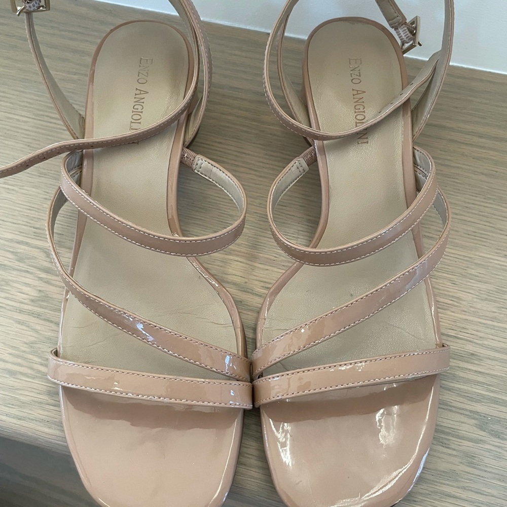 Enzo Angiolini women nude heeled Sandals